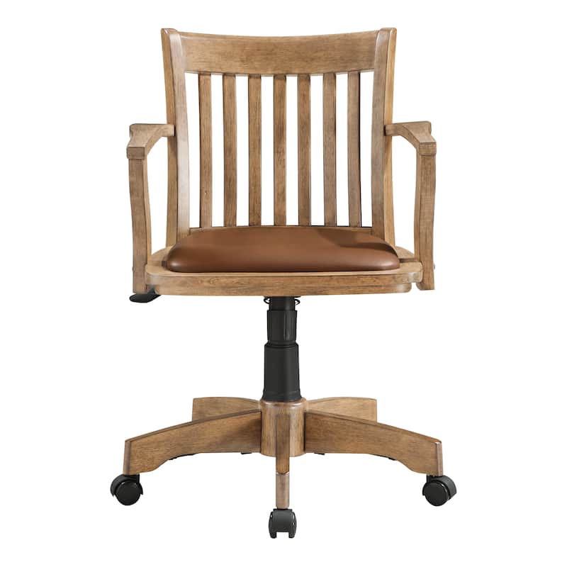 Copper Grove Wilbur Vintage Padded Wood Banker's Chair