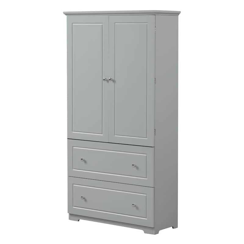Wide Bathroom Storage Cabinet