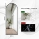 preview thumbnail 13 of 11, Arched Wall Mounted Full Length Mirror Large Standing Mirror
