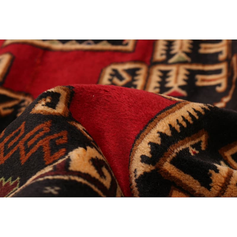 Teimani Red Rug 3'10" x 6'7" - 3'10 x 6'7