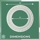 preview thumbnail 4 of 13, White Recessed Lighting Trim 10" Polyurethane Decorative Ceiling Medallion Renovators Supply