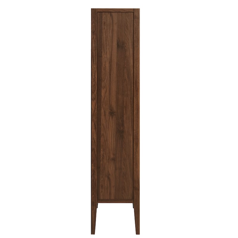 Nell 71" Glass Door Tall Display Storage Cabinet - 7'9" x 9'9"
