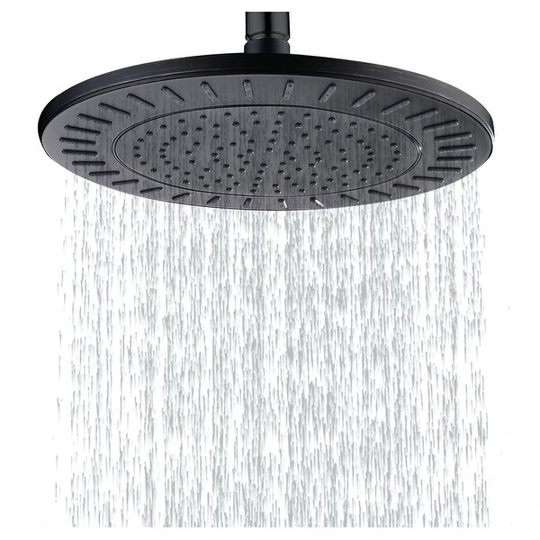 BRIGHT SHOWERS Rain Shower Head High Pressure Waterfall Showerhead with Adjustable Angle Luxury Bathroom Overhead Shower Bed Bath Beyond 38449795
