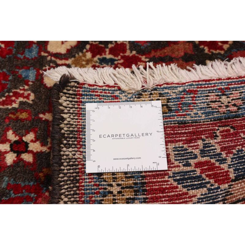 ECARPETGALLERY Hand-knotted Andelz Black Wool Rug - 3'5 x 9'10