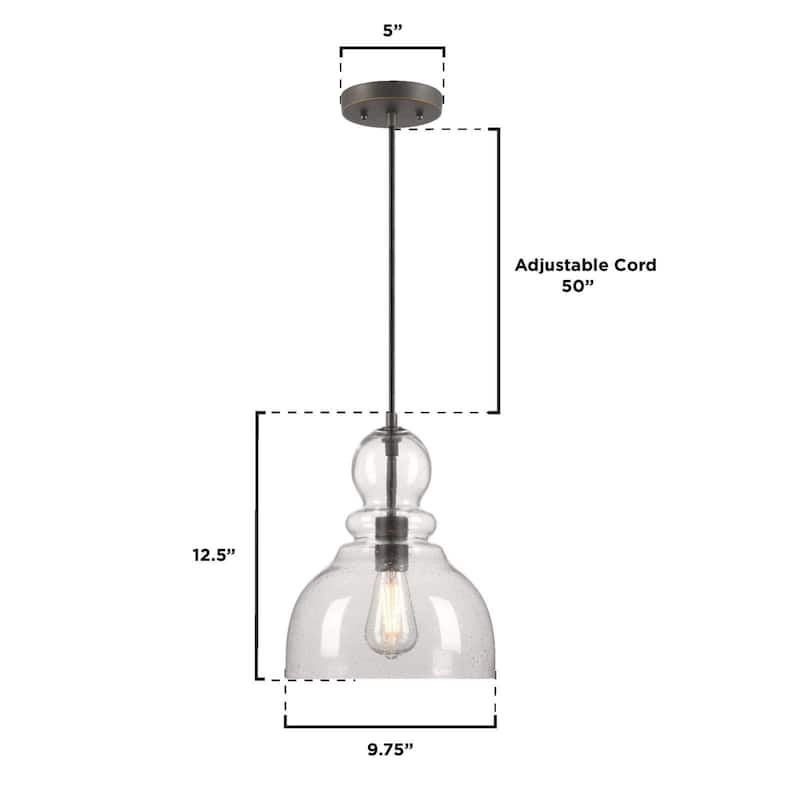 Westinghouse 6129900 Fiona 10" Wide Mini Pendant