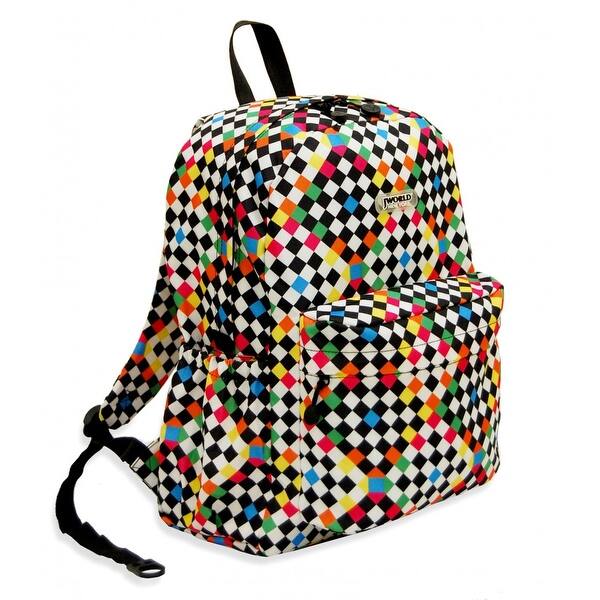 Shop J World New York Oz Day Backpack, Checkers - Free ...