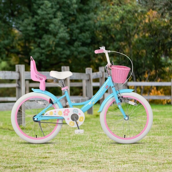 20 Inch Bike Ages for 1-13 Year Old Girls Princess Style
