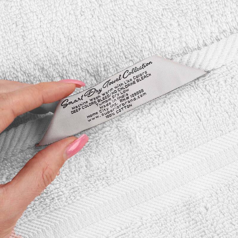 Superior Smart Dry Zero Twist Cotton 3-Piece Assorted Towel Set