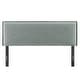 preview thumbnail 15 of 52, Camille Upholstered Striped Linen Blend Headboard