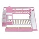 preview thumbnail 40 of 46, Kid-Friendly Design Full over Full Bunk Bed