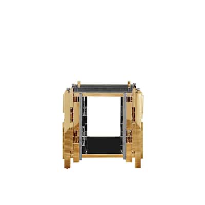 Illusion Square End Table