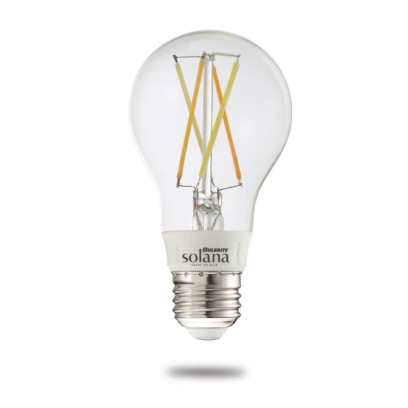 Bulbrite Solana A19 Smart WiFi Connected LED Edison Filament Light Bulb