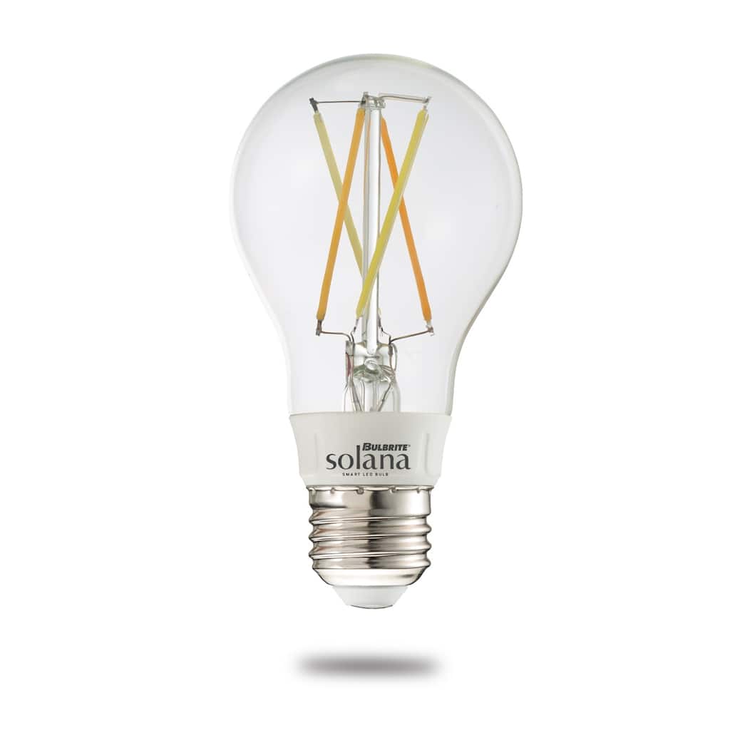 Bulbrite Solana A19 Smart WiFi Connected LED Edison Filament Light Bulb