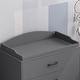 preview thumbnail 10 of 14, Kerrogee 3-Drawer Dresser with Changing Table - Grey/White/Black