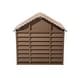 preview thumbnail 4 of 4, Starplast Large Dog House, Mocha Brown