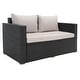preview thumbnail 8 of 52, SAFAVIEH Outdoor Patio Furniture Machie 4-Piece Conversation Set
