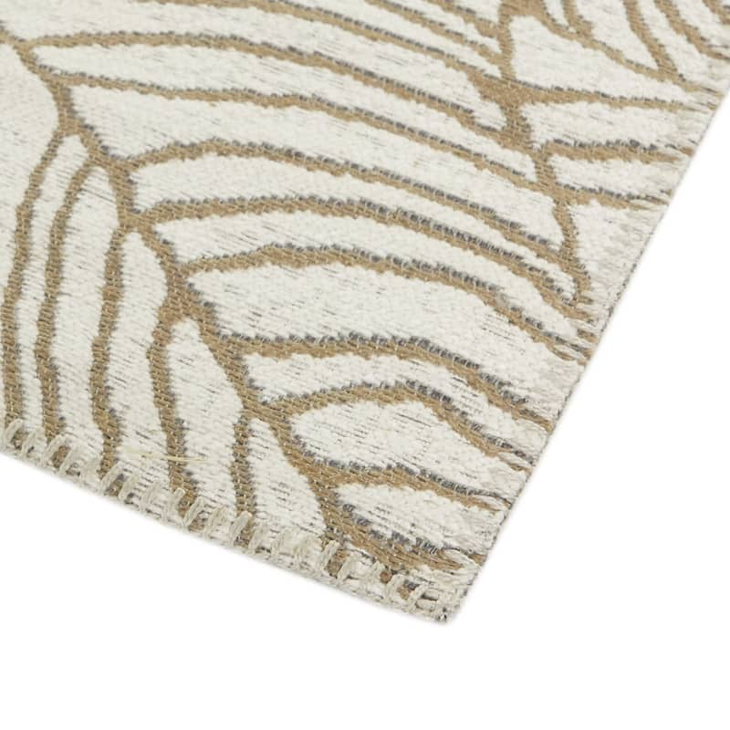 Hartley Modern Geometric Jute Indoor/Outdoor Area Rug