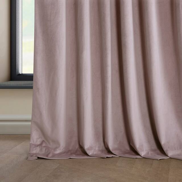 Exclusive Fabrics Heritage Plush Velvet Curtain (1 Panel)