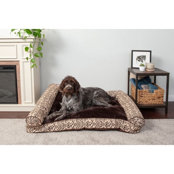 FurHaven Pet Bed | Southwest Kilim Pillow Sofa Dog Bed. Opens flyout.