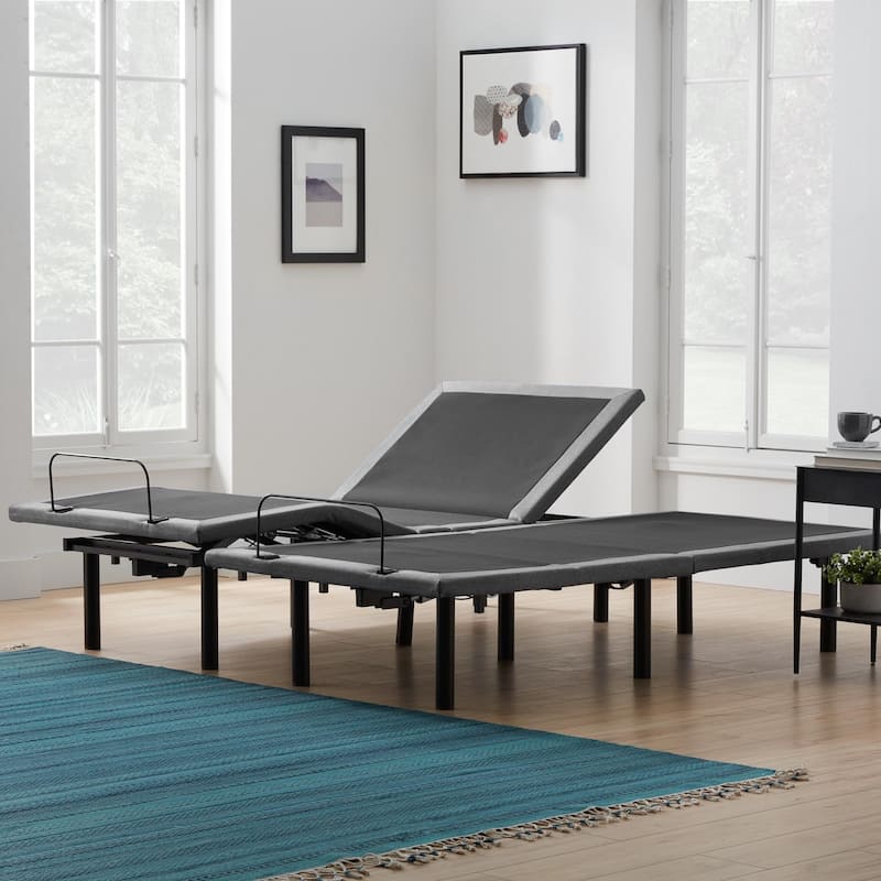 Lucid 12-inch Gel Memory Foam Mattress and Adjustable Base Set