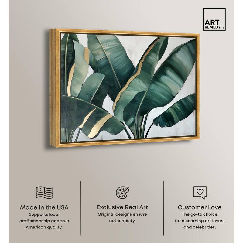 Jungle Jewel Jade I Canvas by Art Remedy