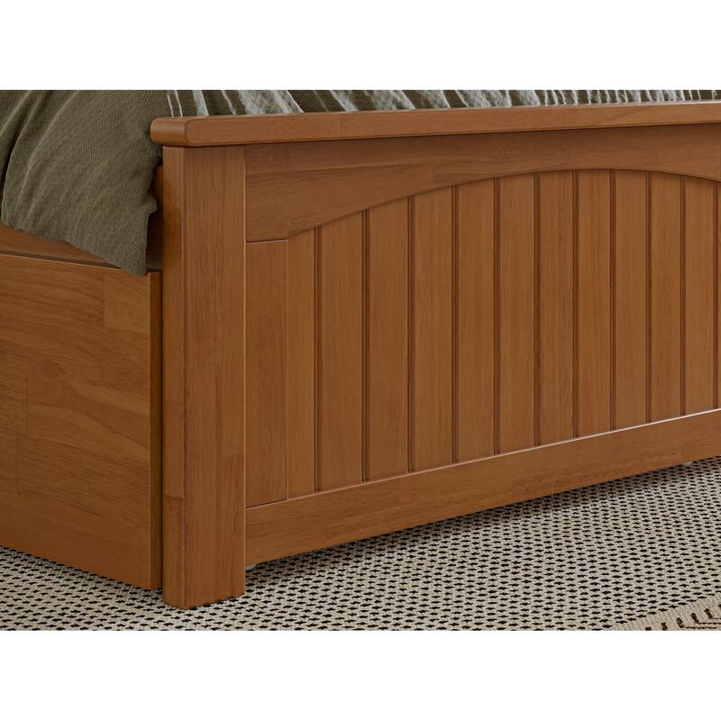 AFI Nantucket Platform Bed with Matching Footboard & Storage Drawers
