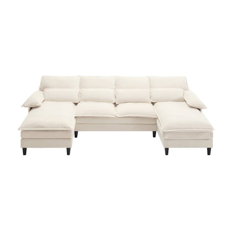U Shaped Modular Sectional Sofa Couch