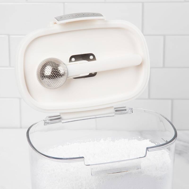 ProKeeper+ 9 Piece Clear Plastic Airtight Food Flour and Sugar Baker's Kitchen Storage Organization Container