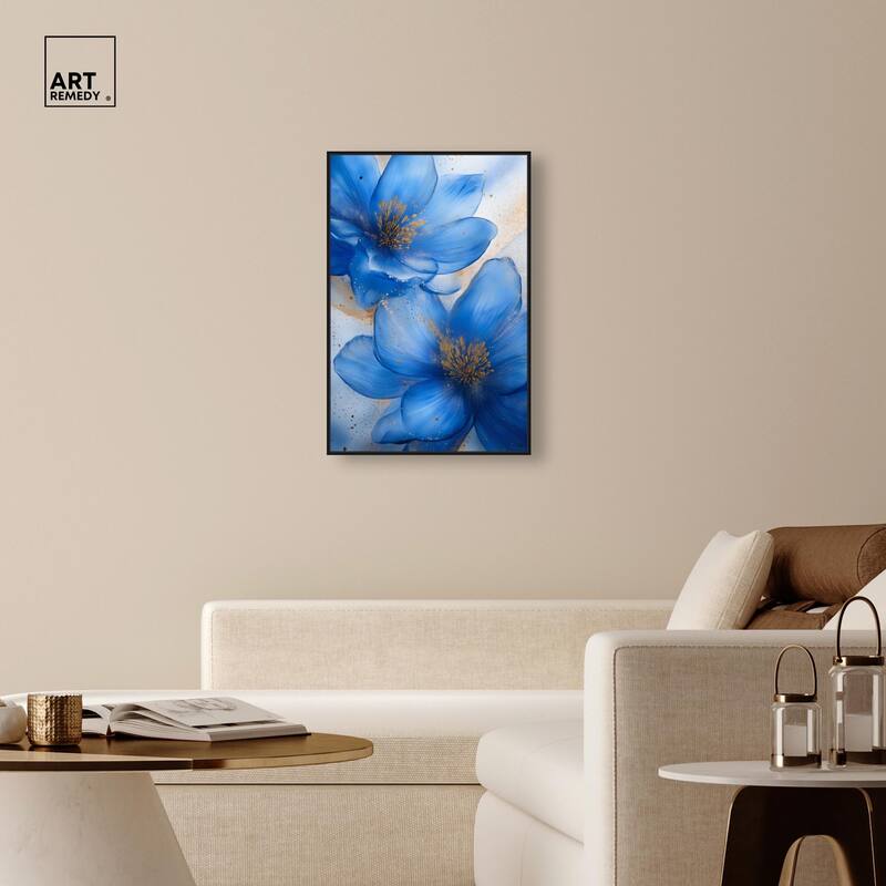 Twilight Teal Tint II Canvas by Art Remedy