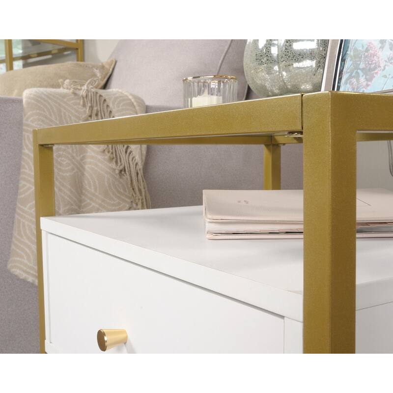 Harper Heights End Table White 3a