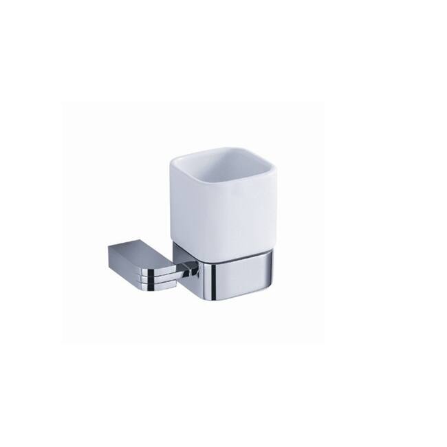Fresca Solido 4.5" Wide Wall Mounted Tumbler Holder - Chrome