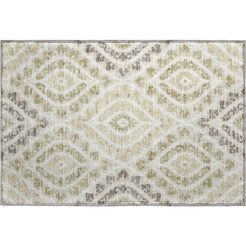 Premium Washable Super Soft Diamond Medallions Mayfield Rug