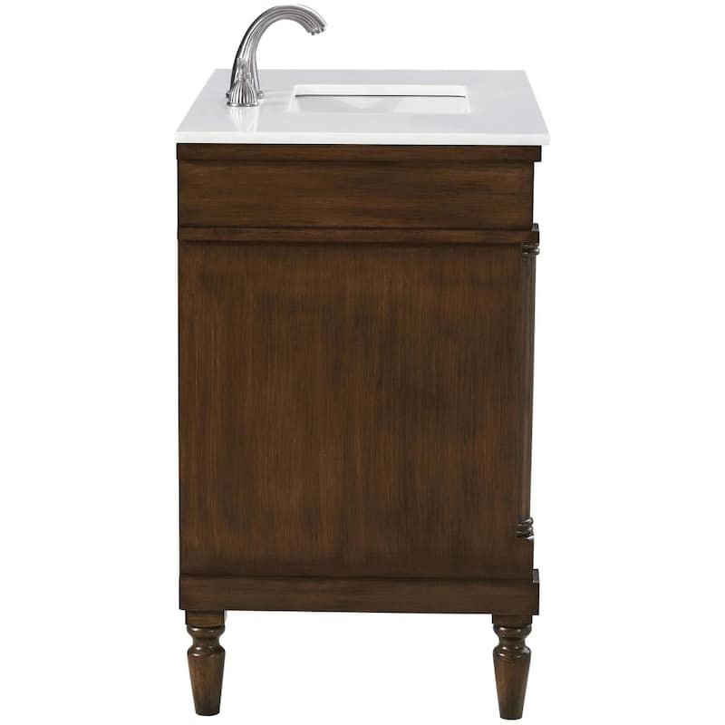 Elegant Lighting VF13036-VW Lexington 36" Free Standing Single Basin