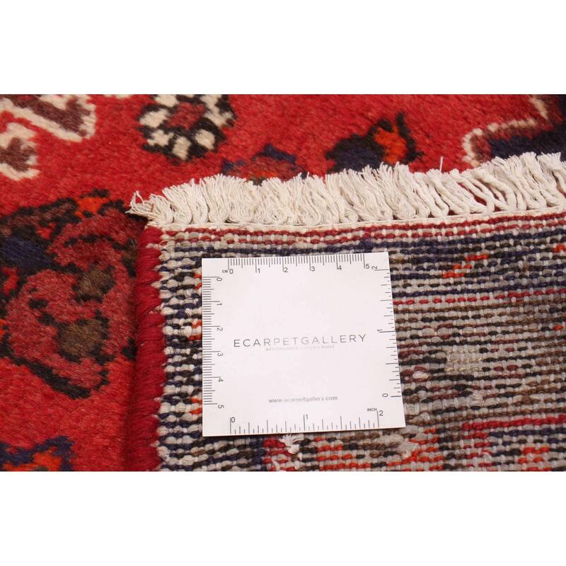 ECARPETGALLERY Hand-knotted Andelz Red Wool Rug - 3'0 x 4'4