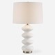preview thumbnail 1 of 5, Uttermost Liora White Table Lamp - 26.25" H X 16" W X 16" D