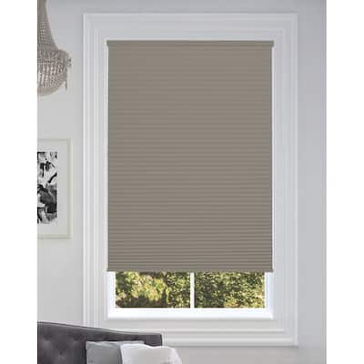 BlindsAvenue Cordless Blackout Cellular Honeycomb Shade, 9/16" Single Cell, Sticks & Stones