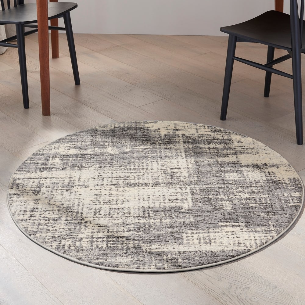 Calvin Klein Rush Abstract Modern Neutral Area Rug