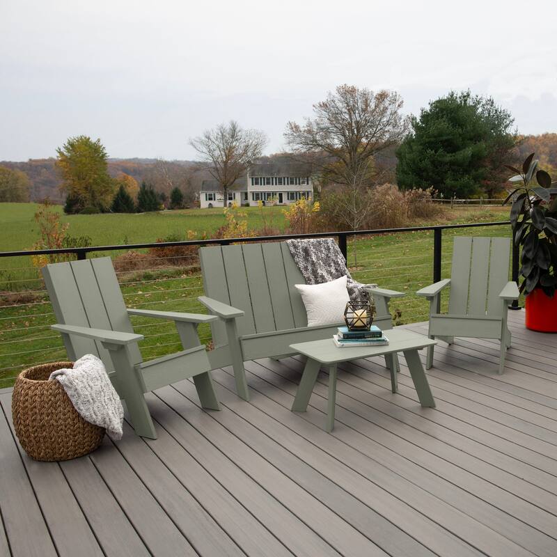 Italica Modern Adirondack Conversation Set
