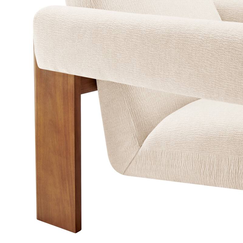 NPD Furniture Silvia Fabric Accent Arm Chair