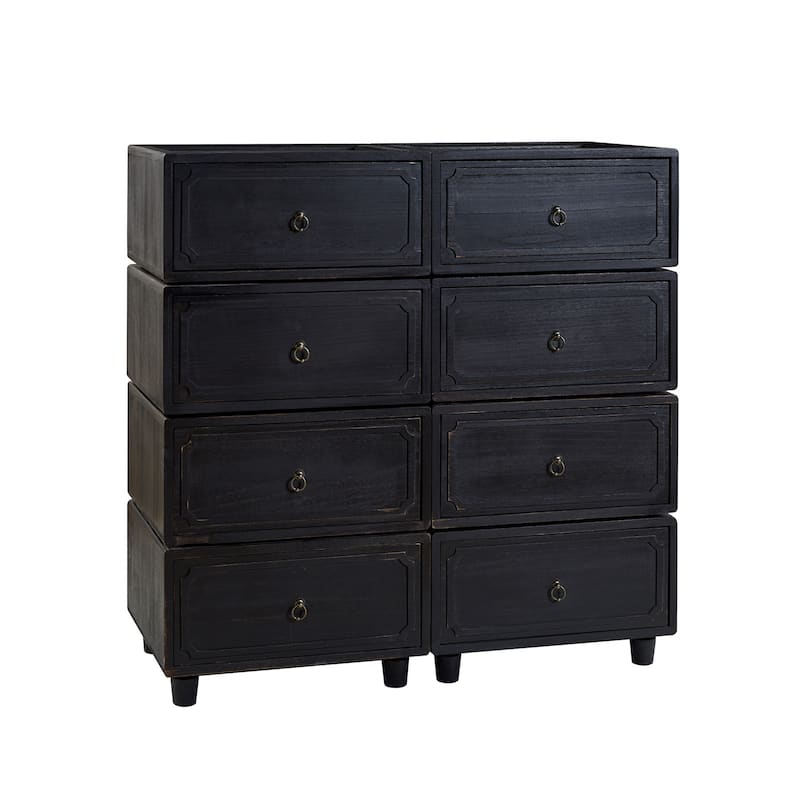 Greg Transitional 2 - Drawer Nightstand with Multiple Configurations Set of 4 by HULALA HOME