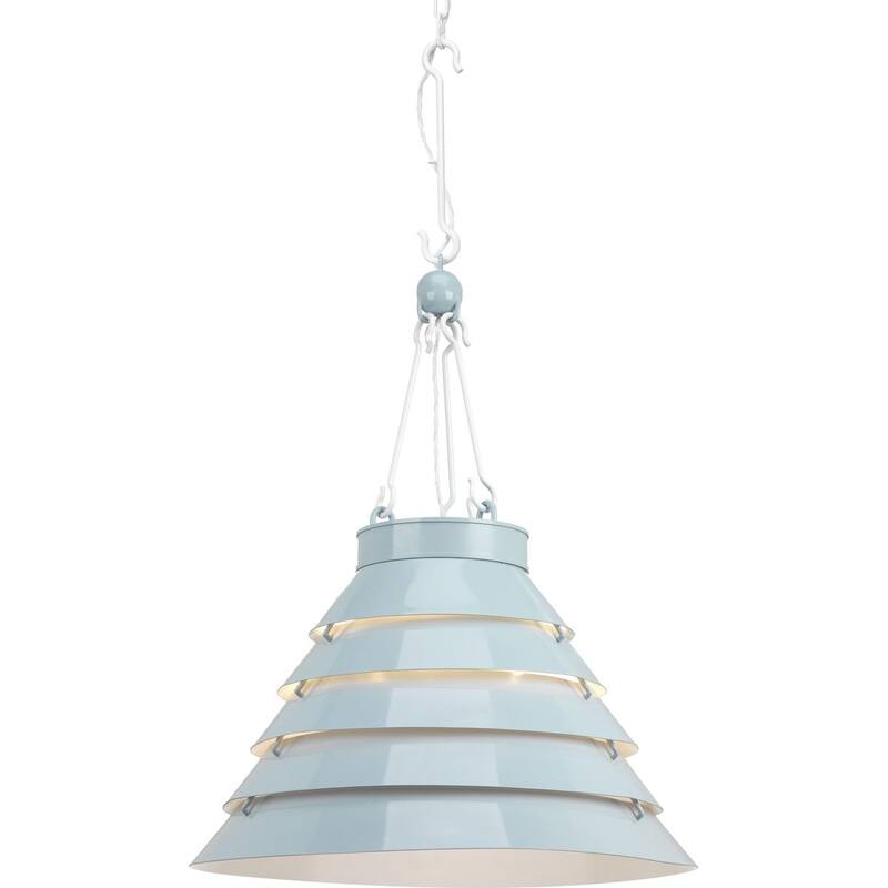 POINT DUME® Surfrider Collection Maliblue Large Pendant - 24.875 in x 24.875 in x 26.5 in