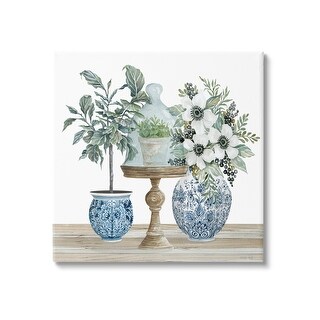 Stupell Assorted Floral Blossoms Array Canvas Wall Art by Cindy Jacobs ...