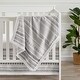 preview thumbnail 2 of 4, Grey Boho Tribal Bohemian Boy Girl Unisex Baby Receiving Security Swaddle Blanket Jacquard Aztec Gender Neutral Modern Geometric