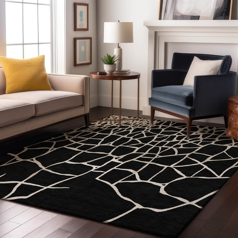Premium Washable Super Soft Contemporary Webby Mayfield Rug