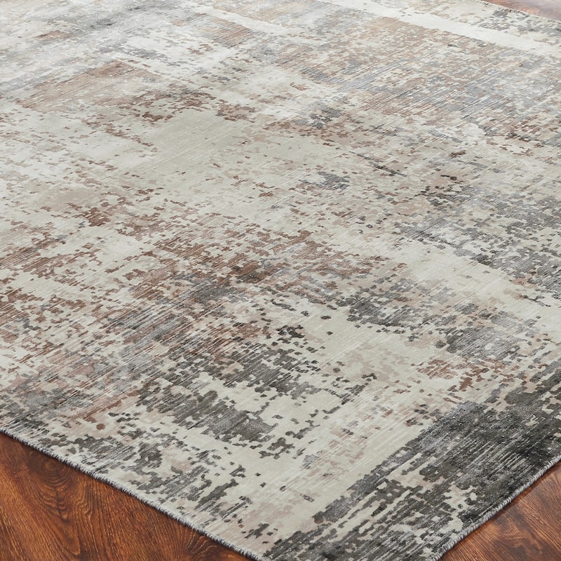 Earth Tones/Greys Area Rug
