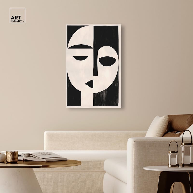 The Mask I Canvas by Art Remedy, Gallery Wrapped