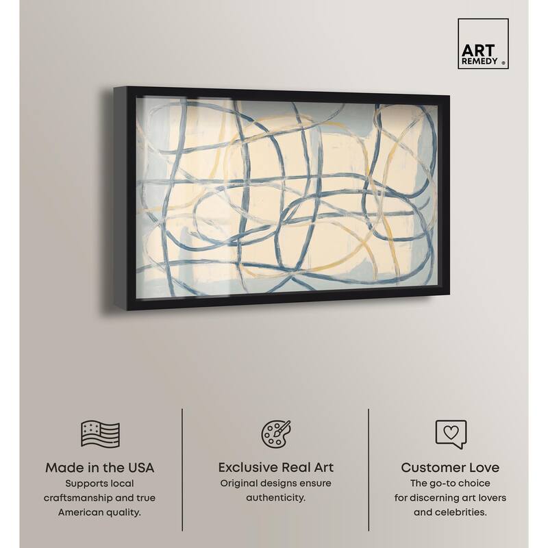 Unbroken Line I Shadowbox by Art Remedy