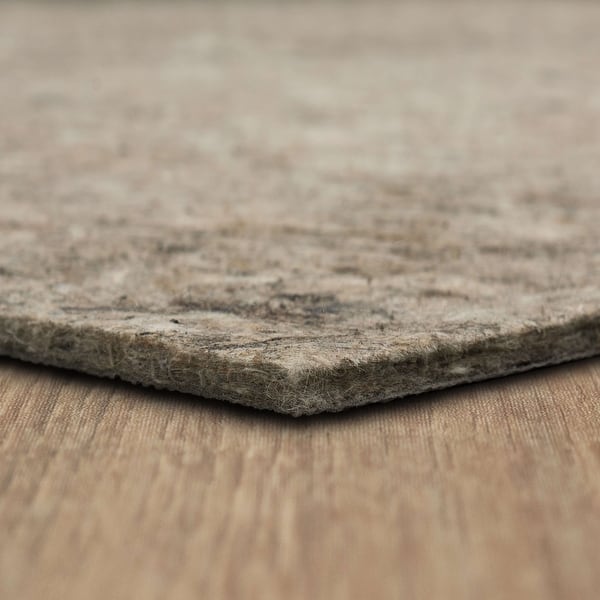 slide 2 of 10, Mohawk Home Non Slip Rug Pad 1/2" Inch Thick Felt Cushion Reversible - Grey