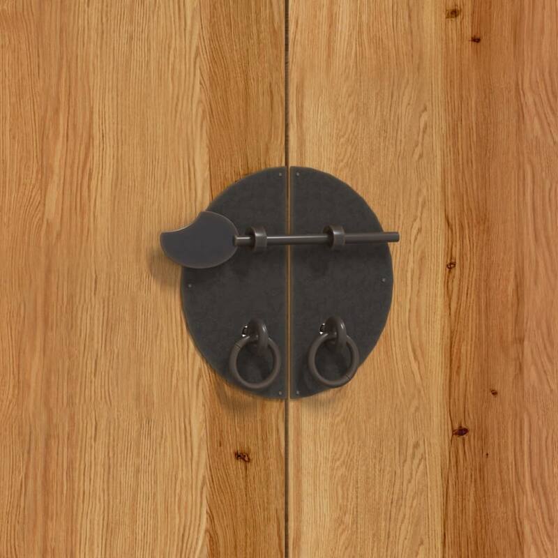 vidaXL Bathroom Furniture Set Wood Tone Solid Pine Wood