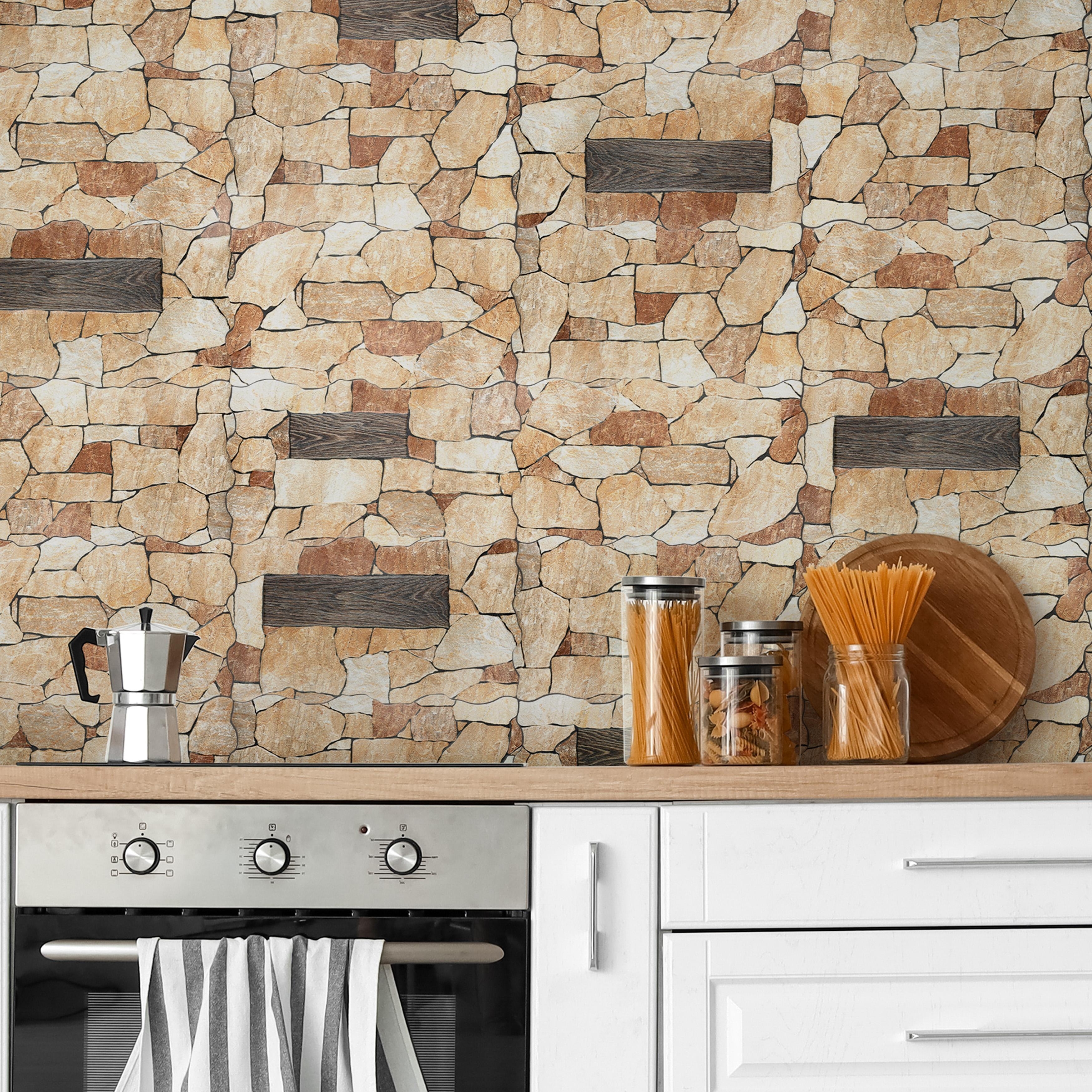 Merola Tile Masia Andorra Ocre 10-3/8" x 18-3/4" Ceramic Wall Tile